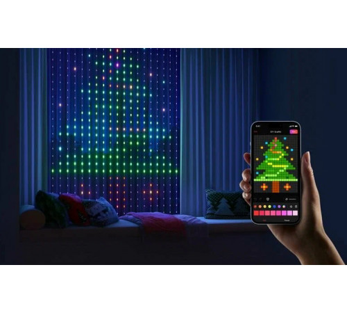 Гирлянда-штора умная Yeelight Curtain Lights 475 ламп, 1,5м x2м